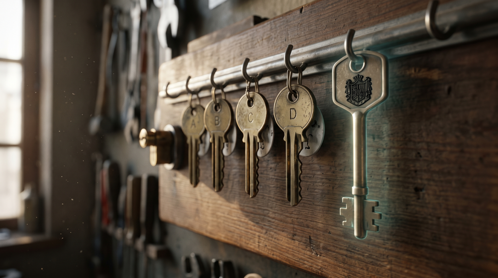 Illustration of a forged signing key disguised among legitimate driver keys, representing a purpose-built malicious signed kernel driver masquerading as a trusted vendor