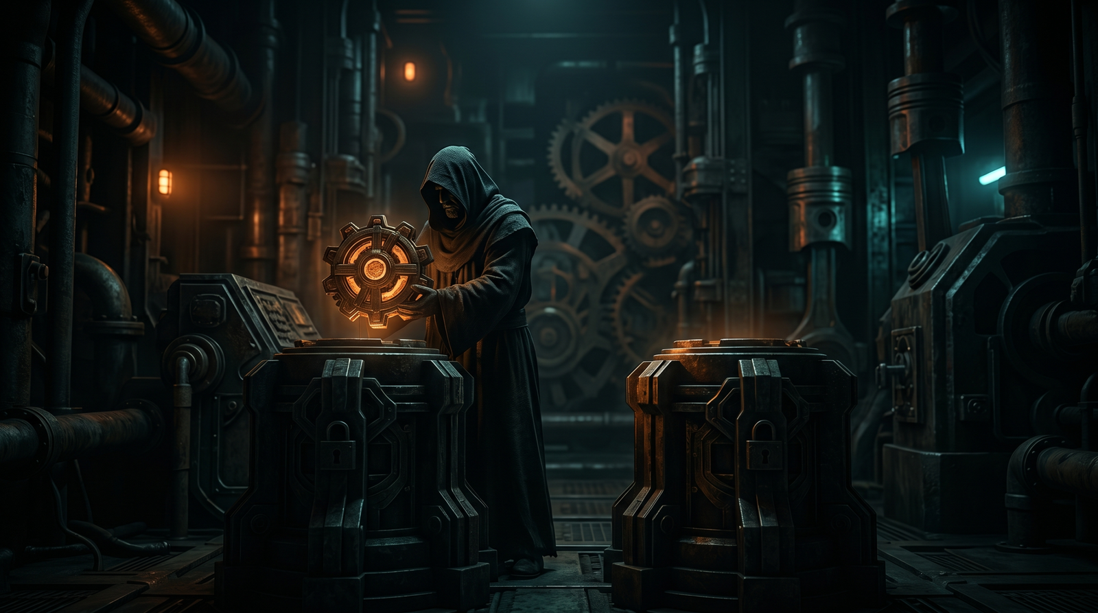 Symbolic illustration of token-stealing: a SYSTEM process token being copied to an attacker-controlled process in the kernel