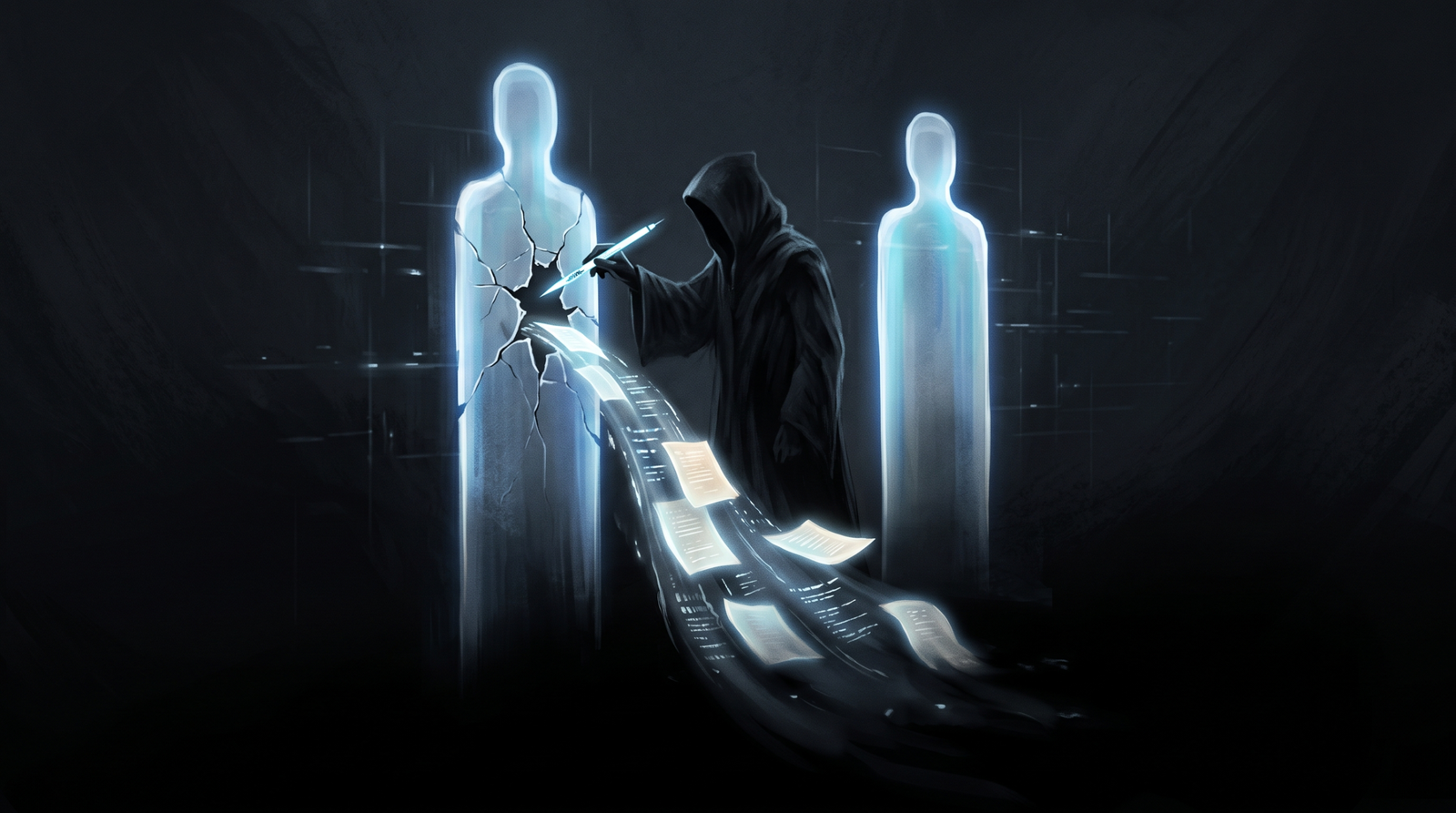 Illustration of an attacker forcibly draining memory pages from a target process using working-set trimming as an anti-forensics weapon